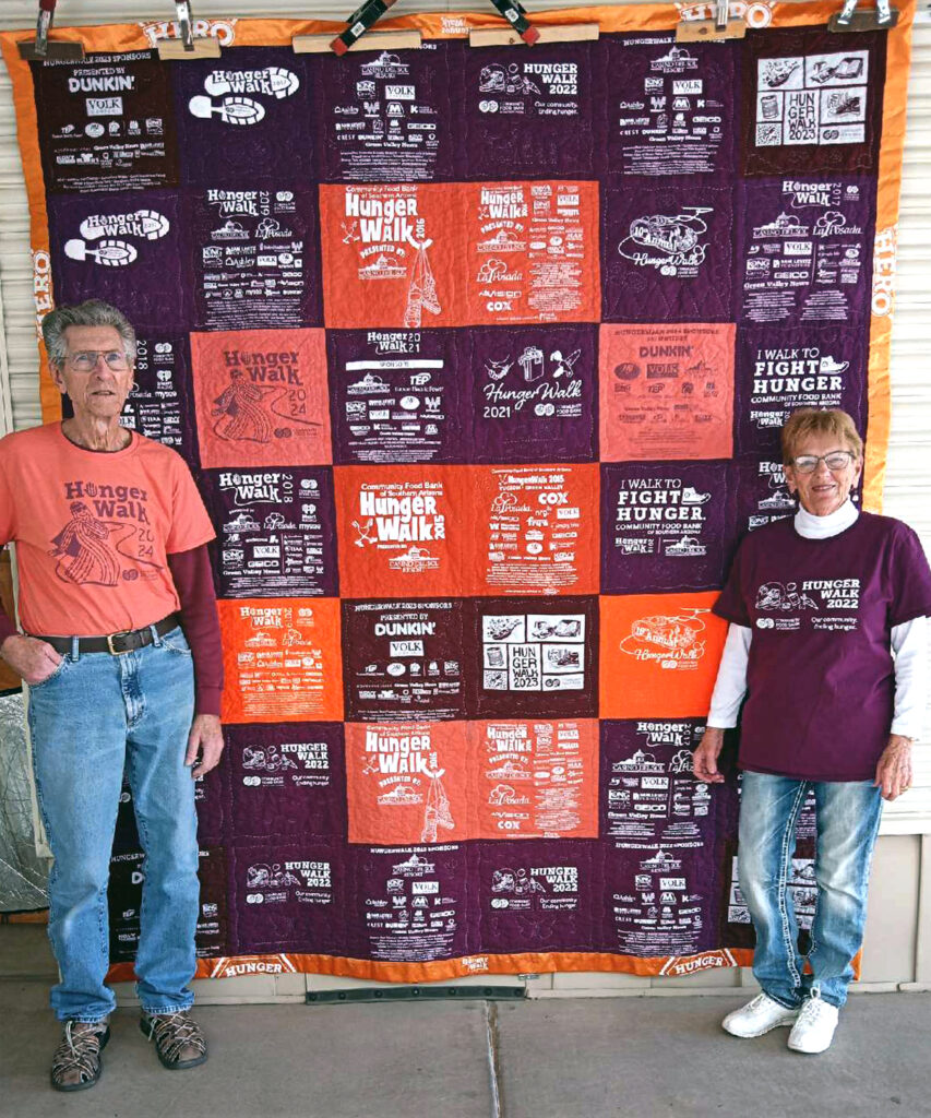 Dennis and Betty Whitney's Hunger Walk Quilt